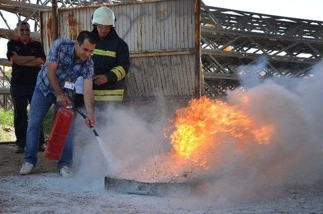 Dedaş’ta Yangın Tatbikatı