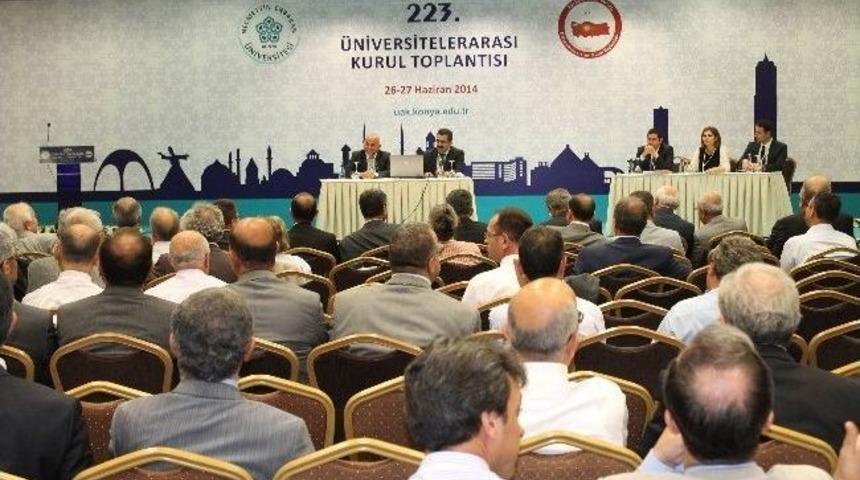 223. Üniversitelerarası Kurul Toplantısı Konya’da Yapıldı