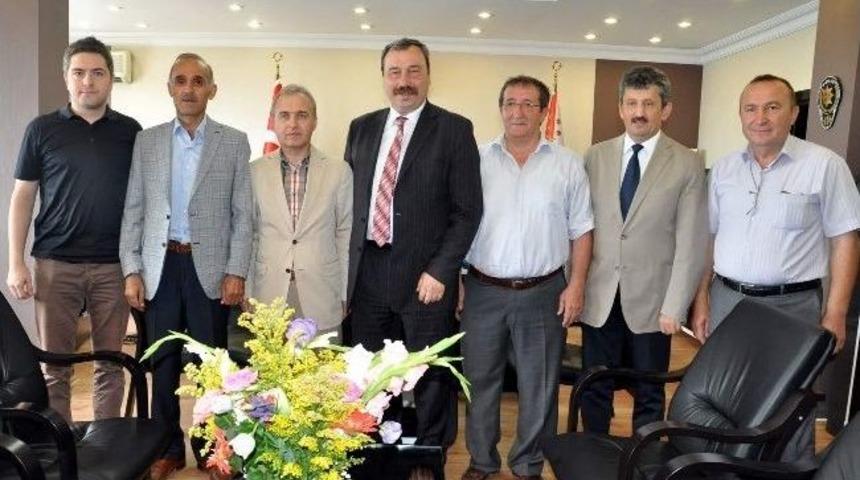Ak Parti İl Başkanı U&ccedil;ar&rsquo;dan, Emniyet M&uuml;d&uuml;r&uuml; Ak&rsquo;a Ziyaret