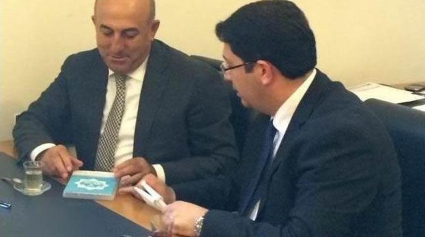 Aksaray Belediyesi&rsquo;nin Yeni Logosu Bakan &Ccedil;avuşoğlu&rsquo;na Tanıtıldı