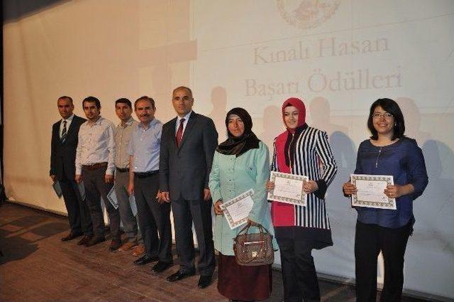 Kınalı Hasan Başarı &Ouml;d&uuml;lleri Sahiplerini Buldu 2