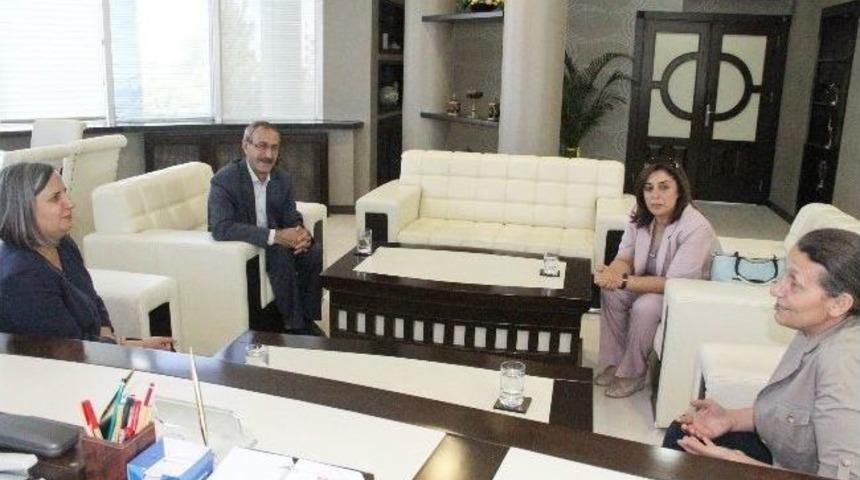 Kışanak Ve Arşimet&rsquo;ten Bağlar Belediyesi&rsquo;ne Ziyaret