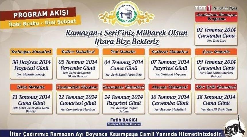 Boz&uuml;y&uuml;k&rsquo;l&uuml;ler Mahalle İftarlarında Buluşuyor