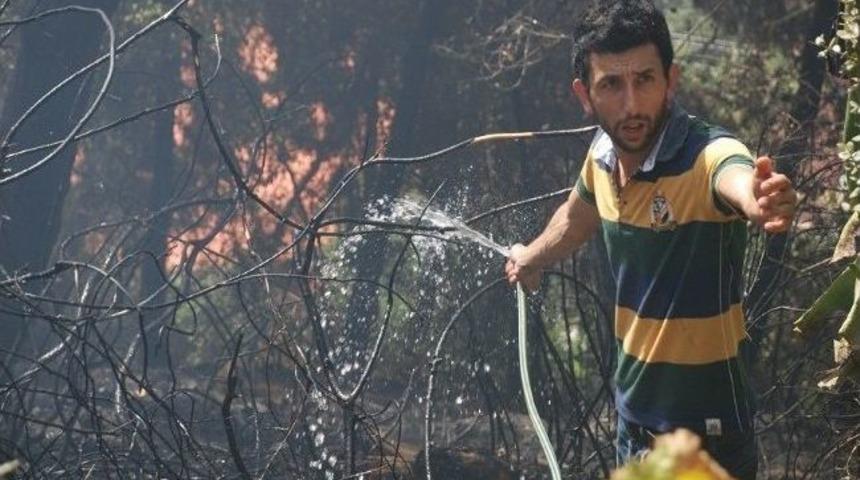 İskenderun&rsquo;da Mesire Alanında Yangın