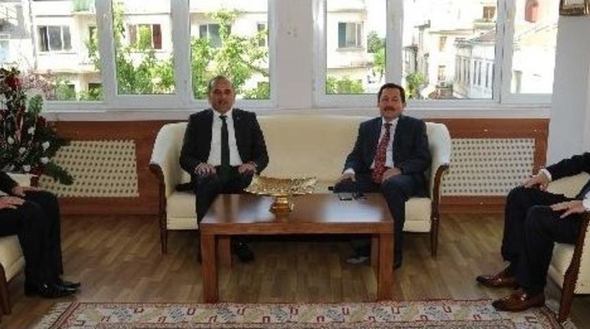 Ordu Valisi&rsquo;nden Altınordu Belediyesi&rsquo;ne Ziyaret