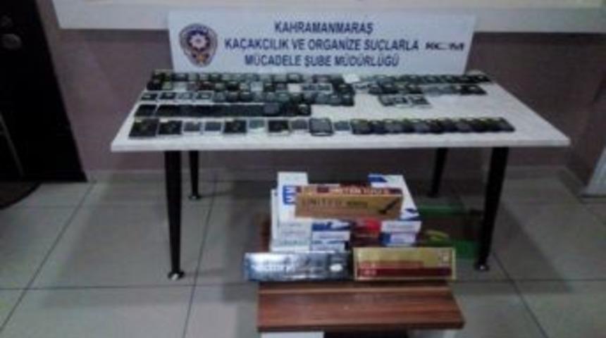 Kahramanmaraş'ta Cep Telefonu Ve Sigara Ka&ccedil;ak&ccedil;ılığı Yapan 7 Kişi G&ouml;zaltına Alındı
