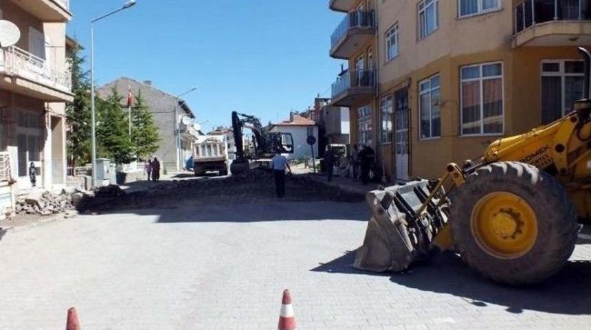 Altıntaş'ta Yol Bakım Ve Oranım &Ccedil;alışmaları