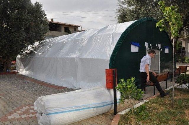 Mendereslilere Çadır Cami Hizmeti