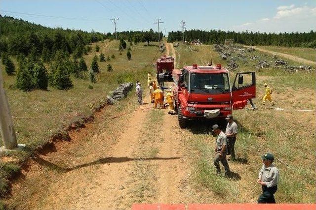 Beyşehir’de Orman Yangını Tatbikatı