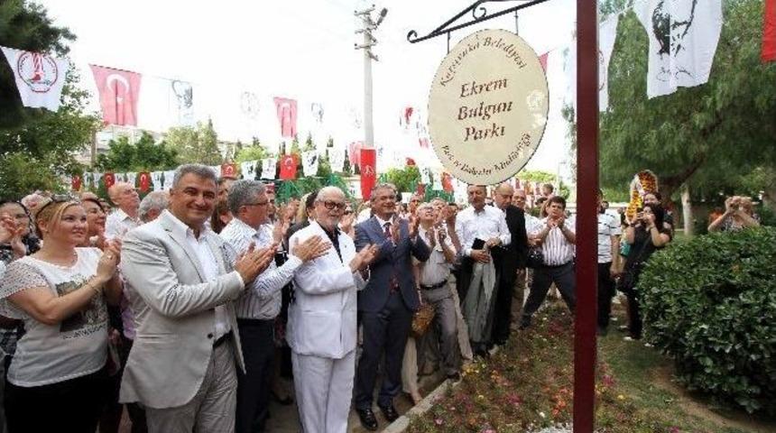 Karşıyaka Ekrem Bulgun Parkı A&ccedil;ıldı