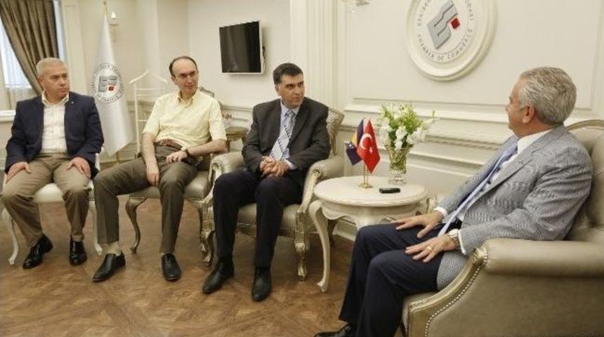 Bosna Hersek B&uuml;y&uuml;kel&ccedil;isi Dzanko'dan Eto&rsquo;ya Ziyaret