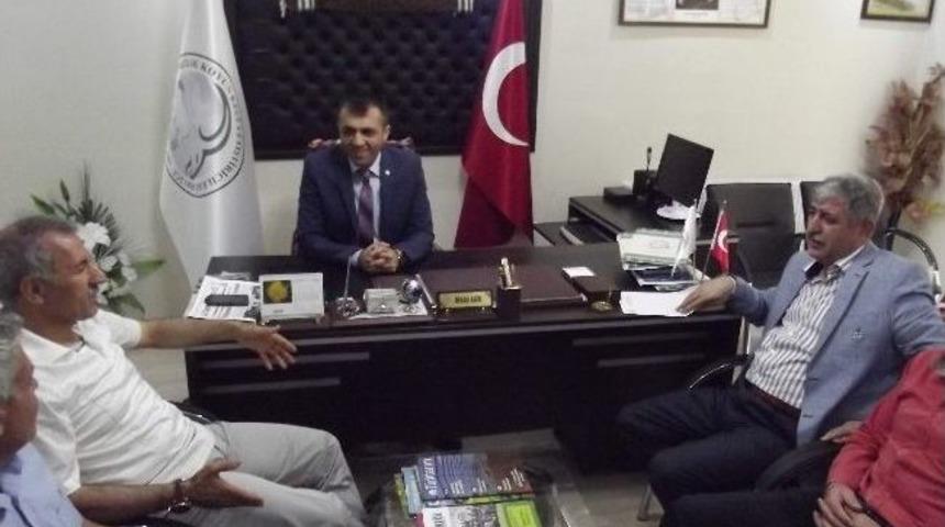 Ak Parti Heyetinden, Koyun Ke&ccedil;i &Uuml;reticileri Birliği&rsquo;ne Ziyaret