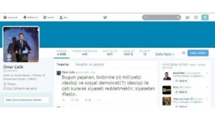 Kültür Ve Turizm Bakanı Çelik, Twitter Üzerinden Önemli Açıklamalarda Bulundu