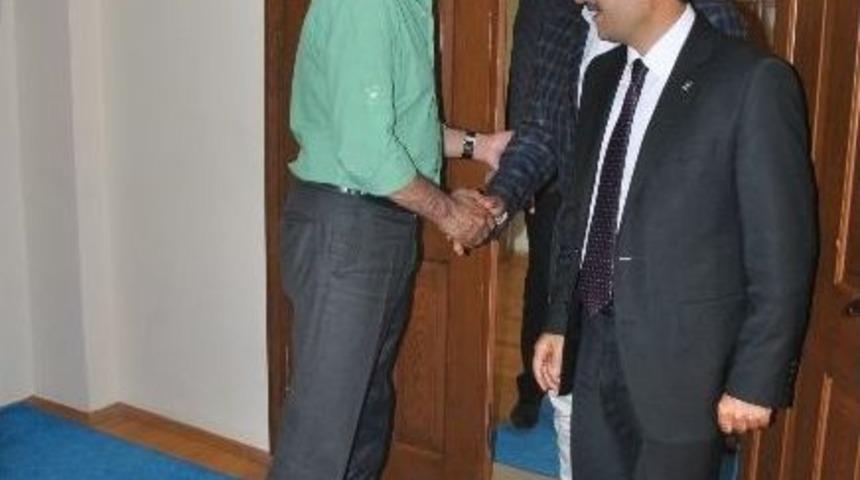 Ak Parti Ağrı İl Başkanı &Ccedil;etin&rsquo;den Belediye Başkanı Sakık&rsquo;a Ziyaret