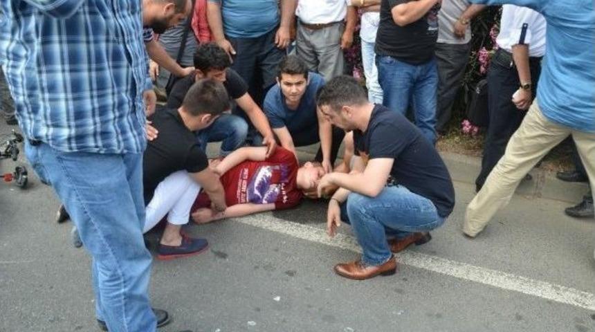 Tır&rsquo;ın &Ccedil;arptığı Bisikletli &Ccedil;ocuk Ağır Yaralandı