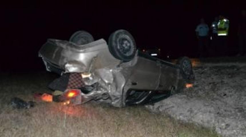 Otomobil Takla Attı: 3 Yaralı