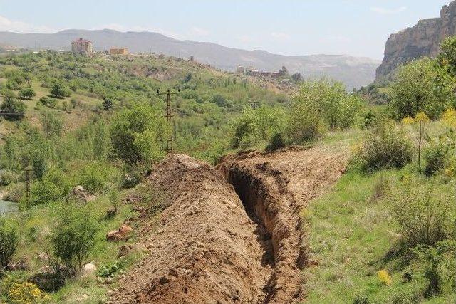 Çaybağı Mezrası İçme Suyu Şebekesine Kavuştu