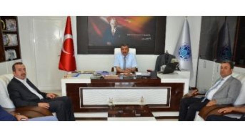 Muhasebeciler Odası, Başkan G&uuml;rkan'ı Ziyaret Etti