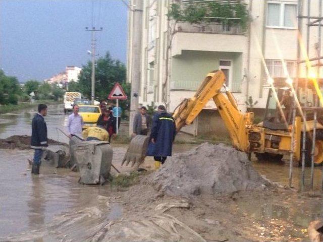 Çorum’da Sağanak Yağış