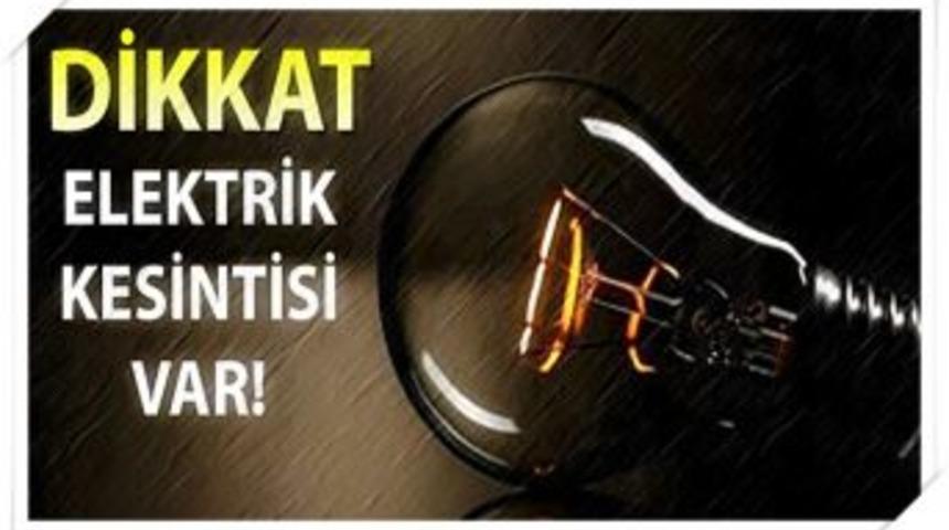 Elazığ&rsquo;da Elektrik Kesintisi