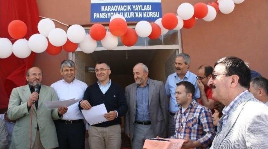 Yaylada Pansiyonlu Kur&rsquo;an Kursu A&ccedil;ıldı