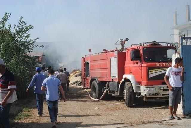 Samanlıkta Çıkan Yangın Korkuttu