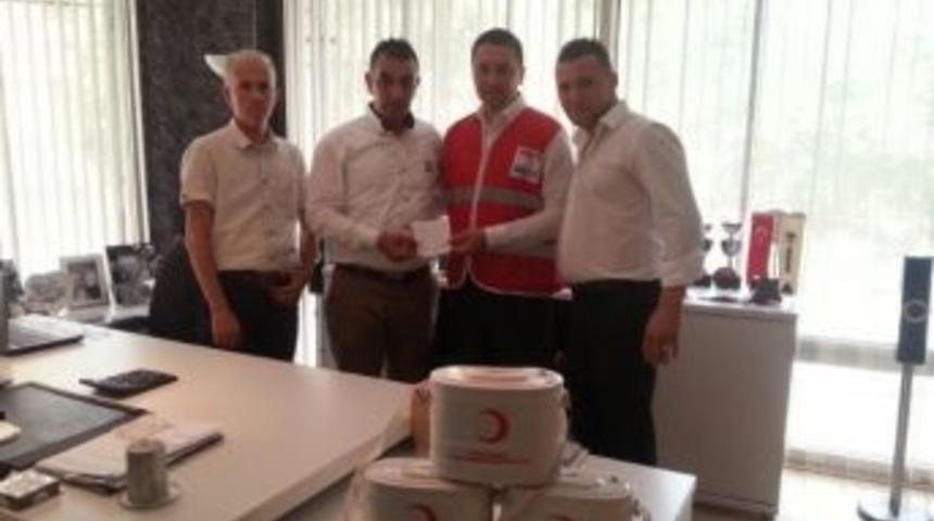 Bozuk Paralar Kızılay&rsquo;a Bağışlandı