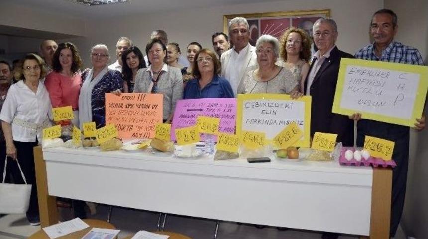 Chp İl'den Sebzeli Meyveli Basın Toplantısı