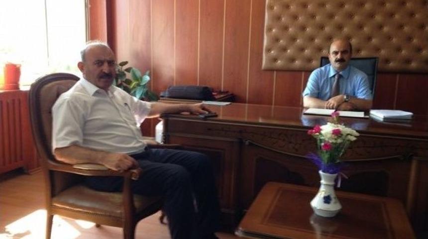 G&ouml;k&ccedil;ebey İl&ccedil;e Milli Eğitim M&uuml;d&uuml;r&uuml; Aytaş&rsquo;a Ziyaretler Devam Ediyor