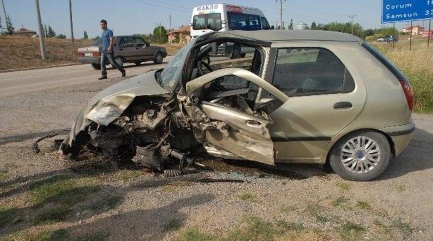 Kırıkkale&rsquo;de Trafik Kazası: 5 Yaralı