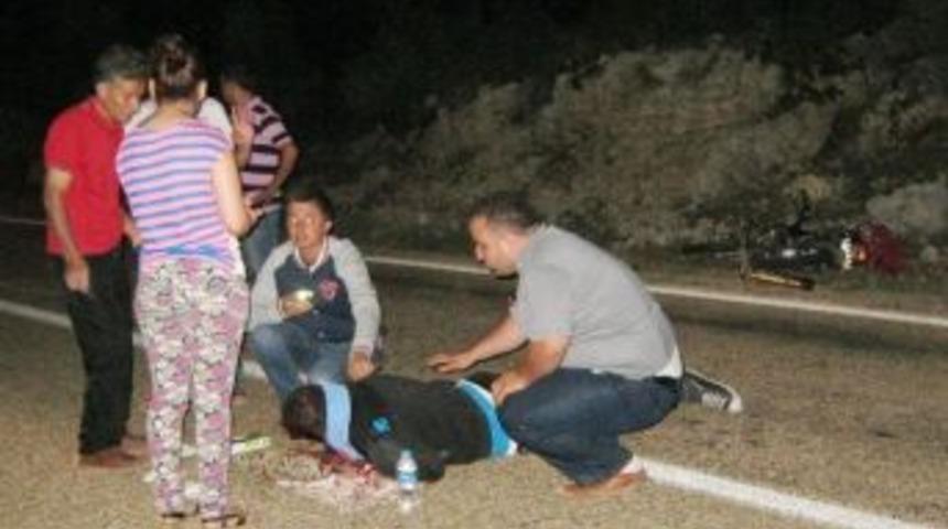 Erdemli&rsquo;de Motosiklet Kazası: 1 Yaralı