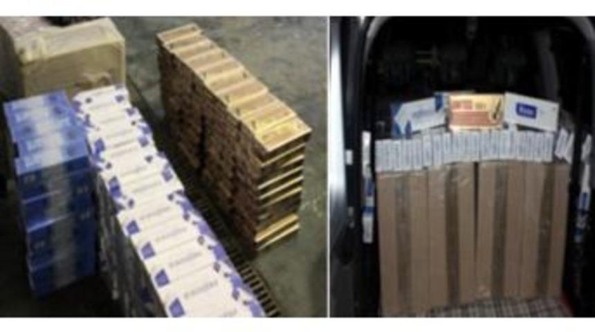 Gaziantep&rsquo;te G&uuml;mr&uuml;k Ka&ccedil;ağı Sigara Operasyonu