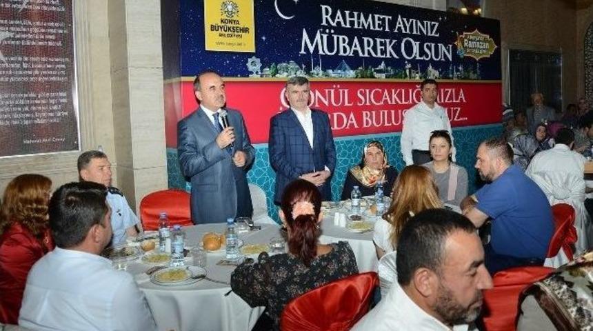 Şehit Aileleri Ve Gaziler İftarda Buluştu