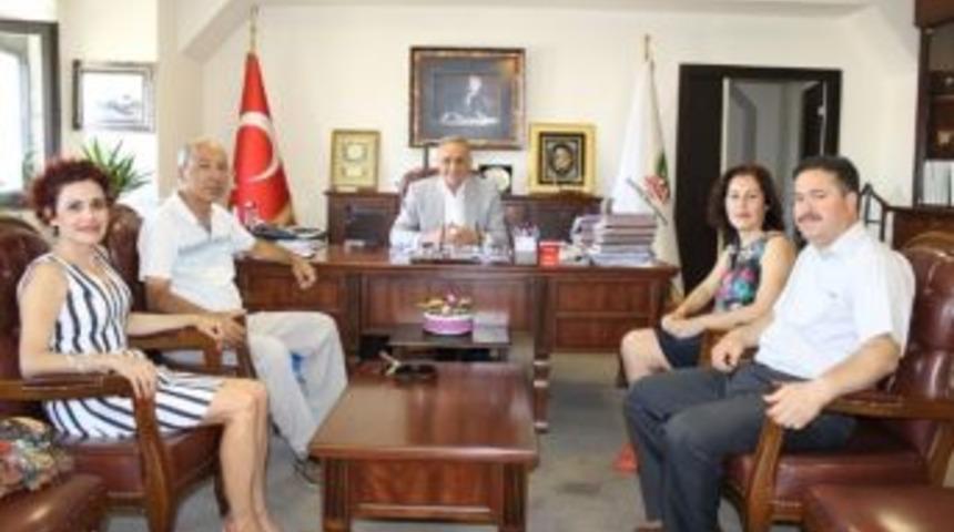 Eğitim Sen&rsquo;den Başkan Badem'e Nezaket Ziyareti