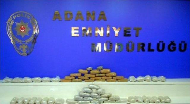 Adana'da Uyuşturucu Operasyonları