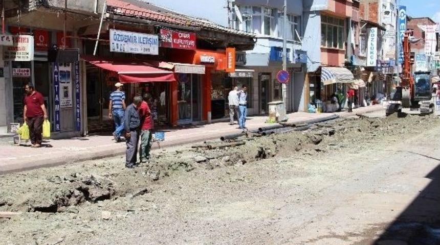 Suşehri&rsquo;nde Alt Yapı &Ccedil;alışmaları