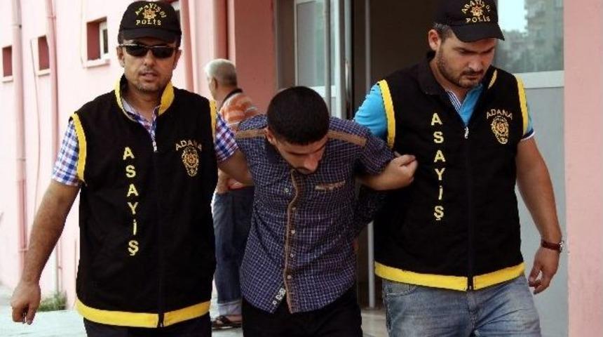 Balkondan Ka&ccedil;arken Polise Yakalandı