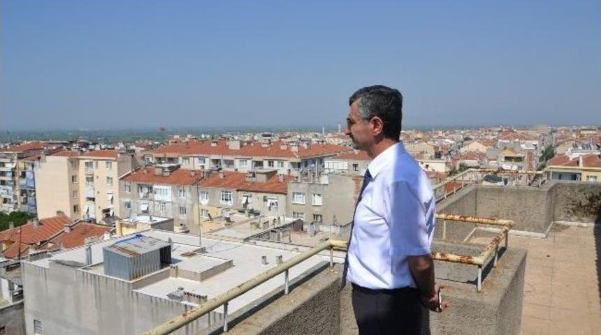 Vali Bektaş Ta&ccedil; Bina&rsquo;da İncelemelerde Bulundu