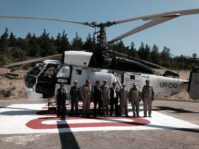 Karabük’te Yangın Helikopteri Konuşlandırıldı