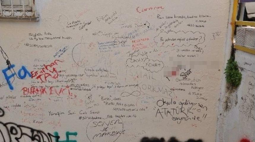 Evin Duvarını Aşk Mektubuna &Ccedil;evirdiler