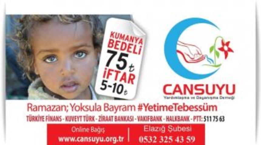 Cansuyu Yoksula Bayram, Yetime Tebess&uuml;m Oluyor