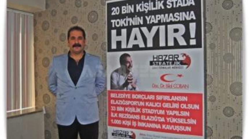 &ldquo;20 bin kişilik stadı TOKİ&rsquo;nin yapmasına hayır&rdquo;