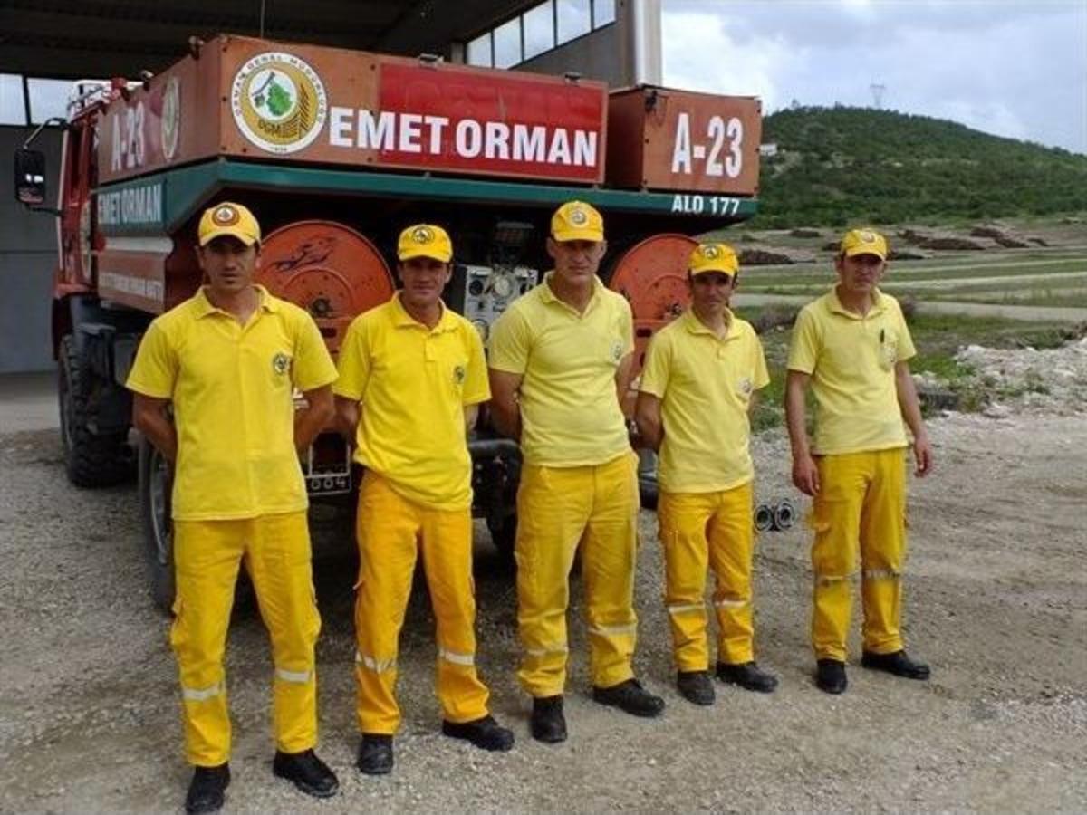 K&uuml;tahya'da 'yangına Etkin M&uuml;dahale' Eğitimi