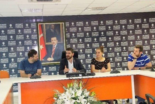 Yabancı &Ouml;ğrencilerden Ak Parti ye Ziyaret 1