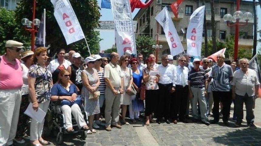 Mersin'de Sivas Olayları Protesto Edildi