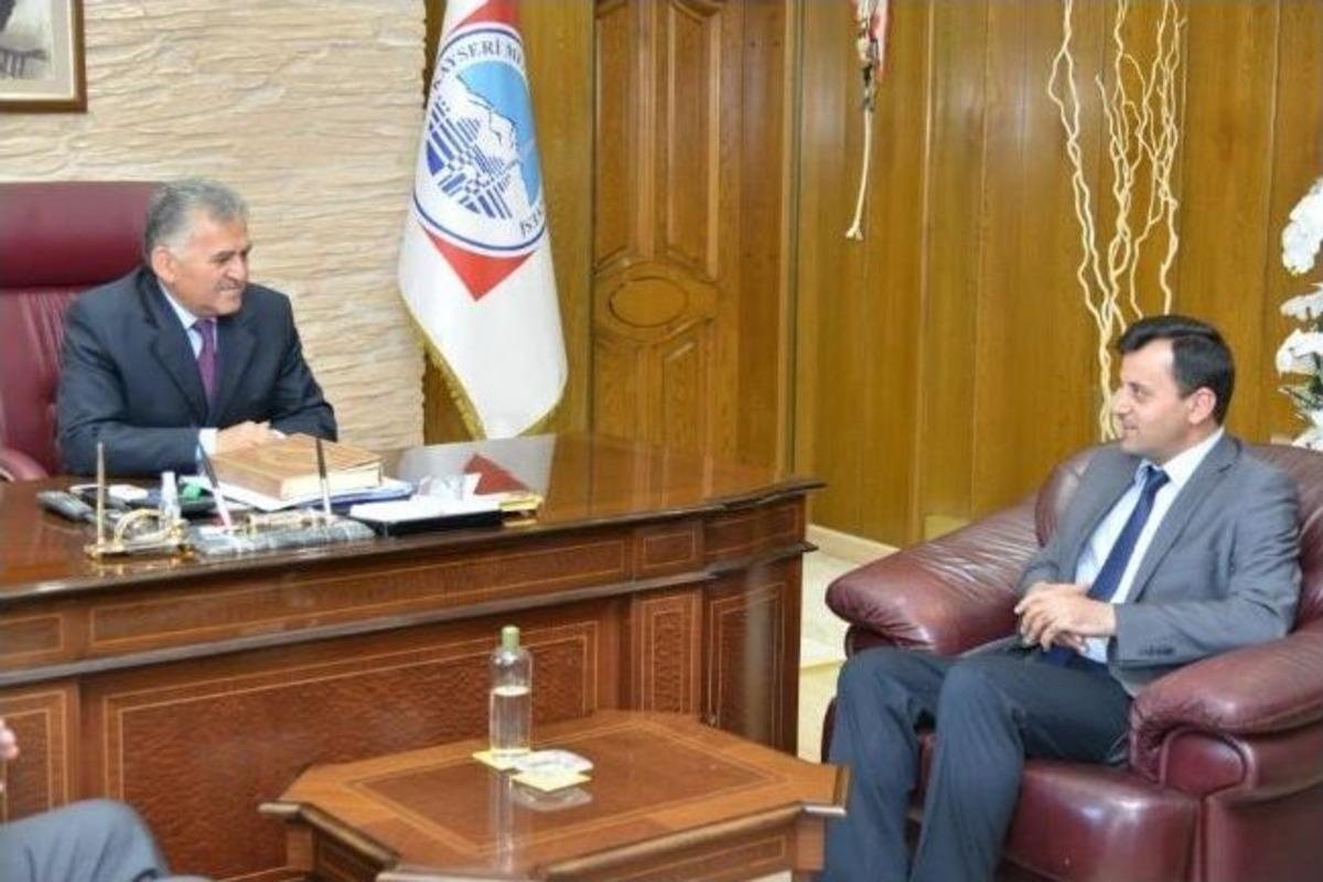 Şehitler Ve Gaziler Derneği Melikgazi Belediyesi'ni Ziyaret Etti
