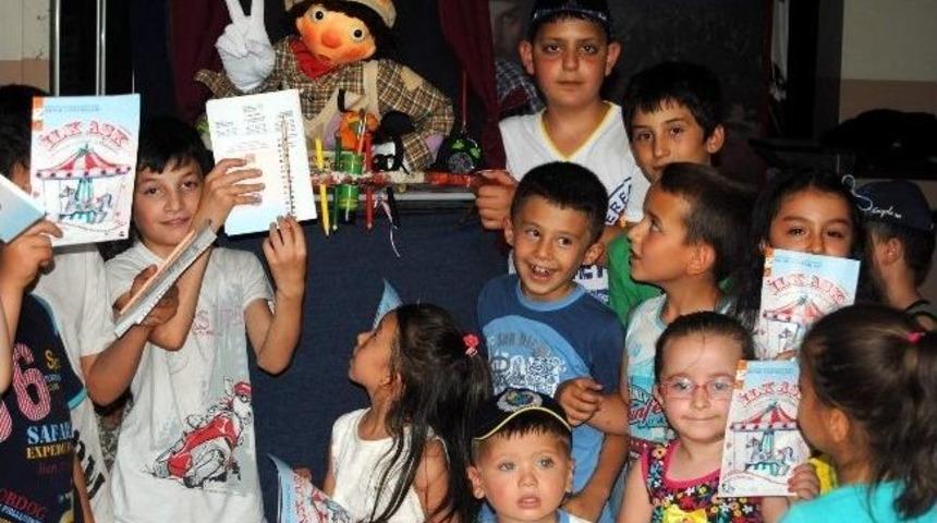 Eskişehir Şehir Tiyatroları Soma'daki &Ccedil;ocuklarla Buluştu
