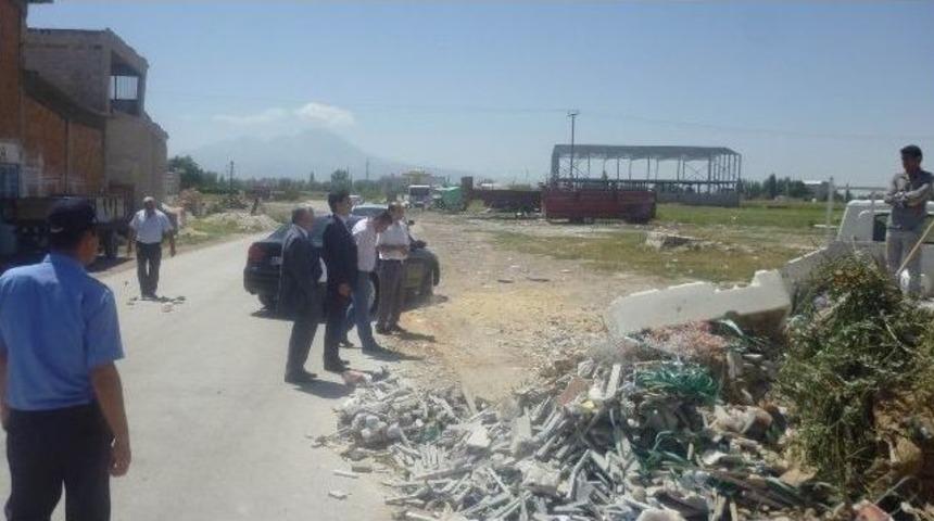 Belediye Ekipleri Sanayide İnceleme Yaptı