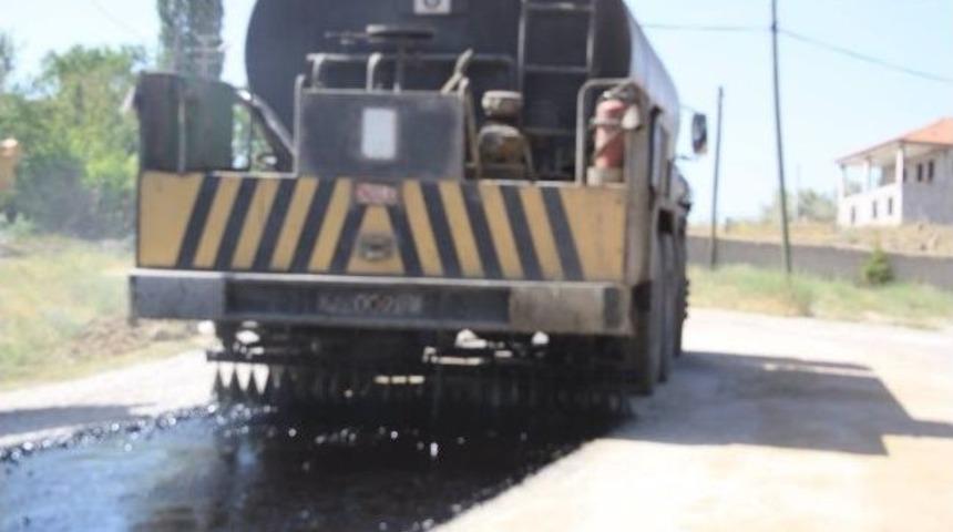 Aksaray'da Asfalt Ekipleri Yollarda