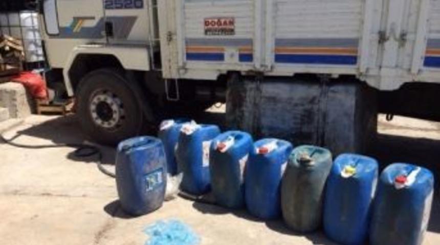 Kahramanmaraş&rsquo;ta Ka&ccedil;ak Akaryakıt Operasyonu